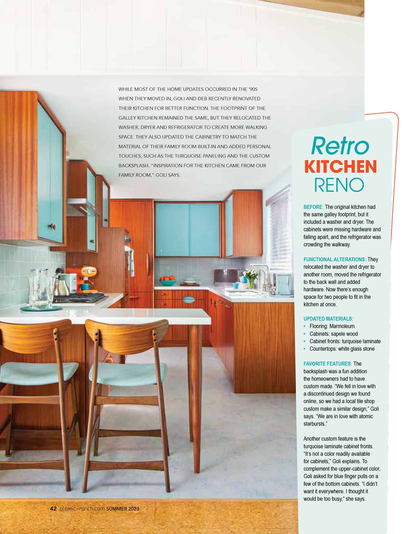 Retro Kitchen Reno.
