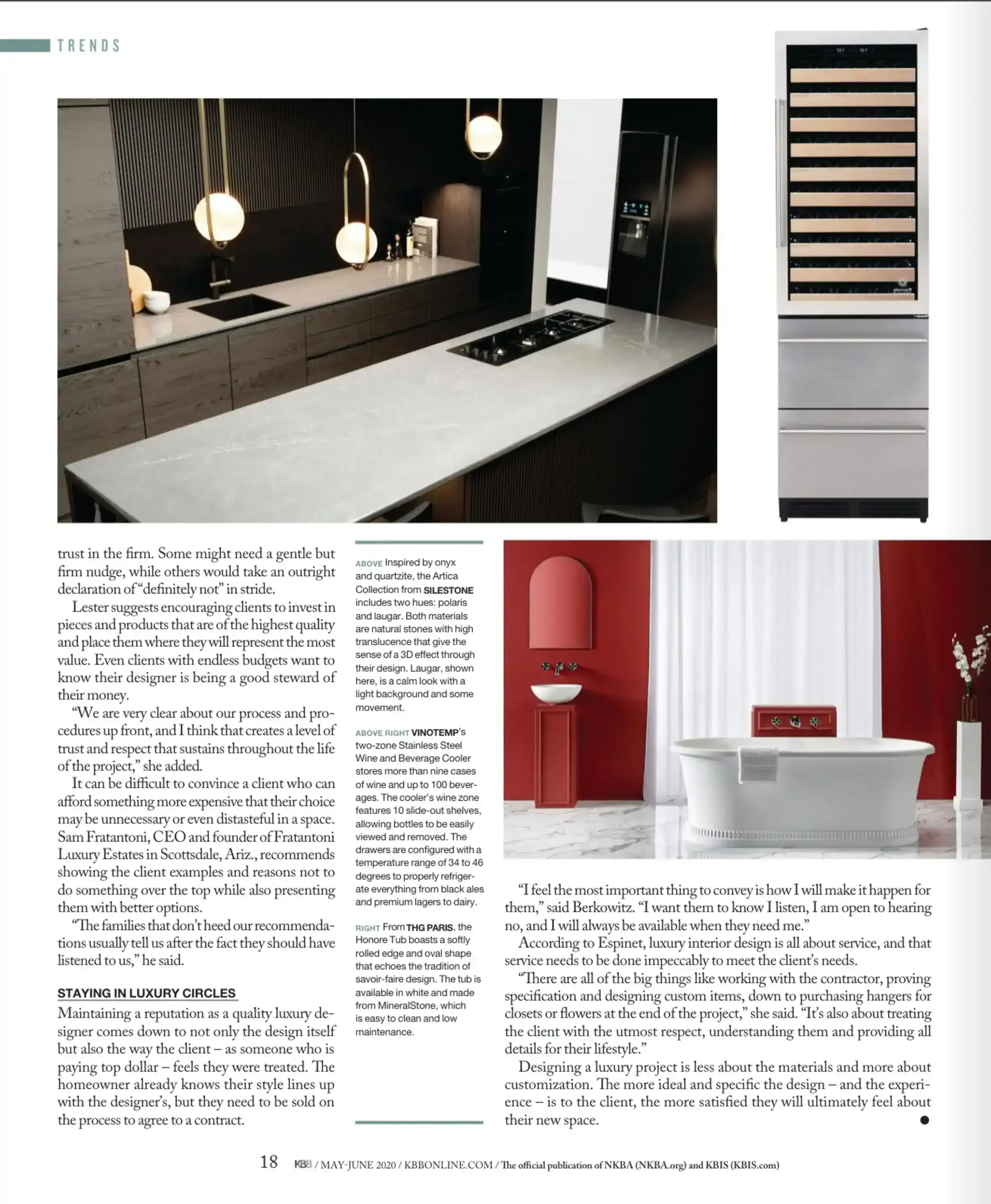 Kitchen & Bath, June.