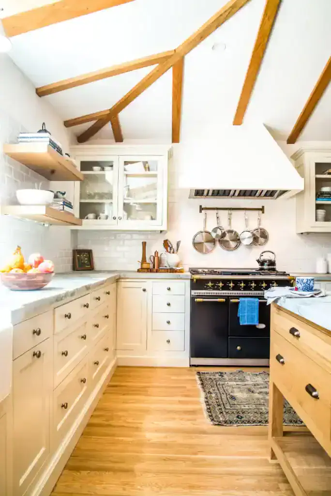 Kitchen with wooden.