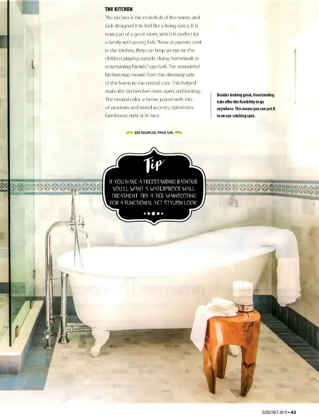 Bathroom tub.