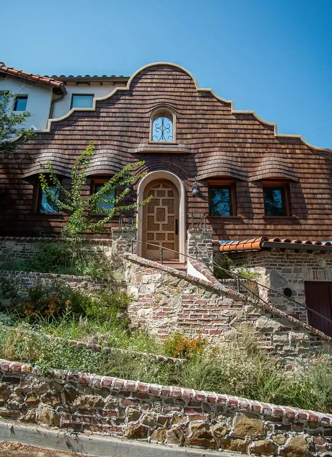 Los Angeles Exterior Stone Accent Wall Ideas