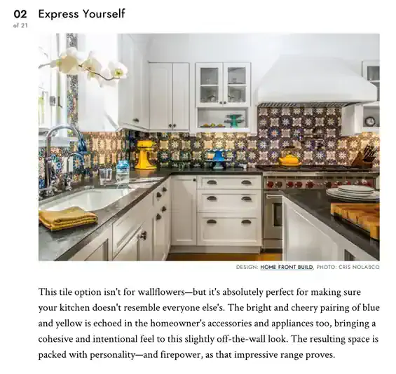 Modern kitchen desig.