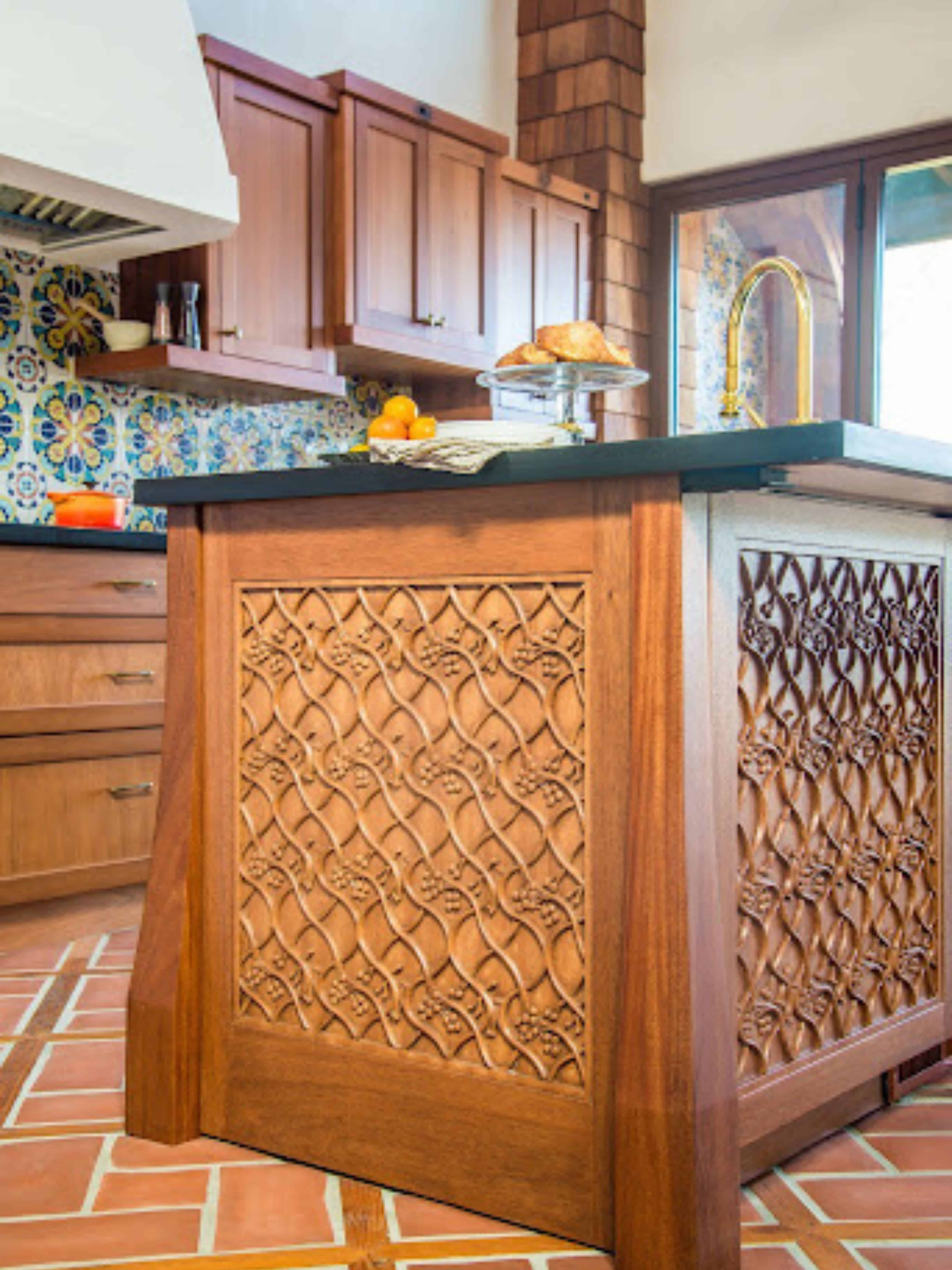 Elegant Kitchen Isla.