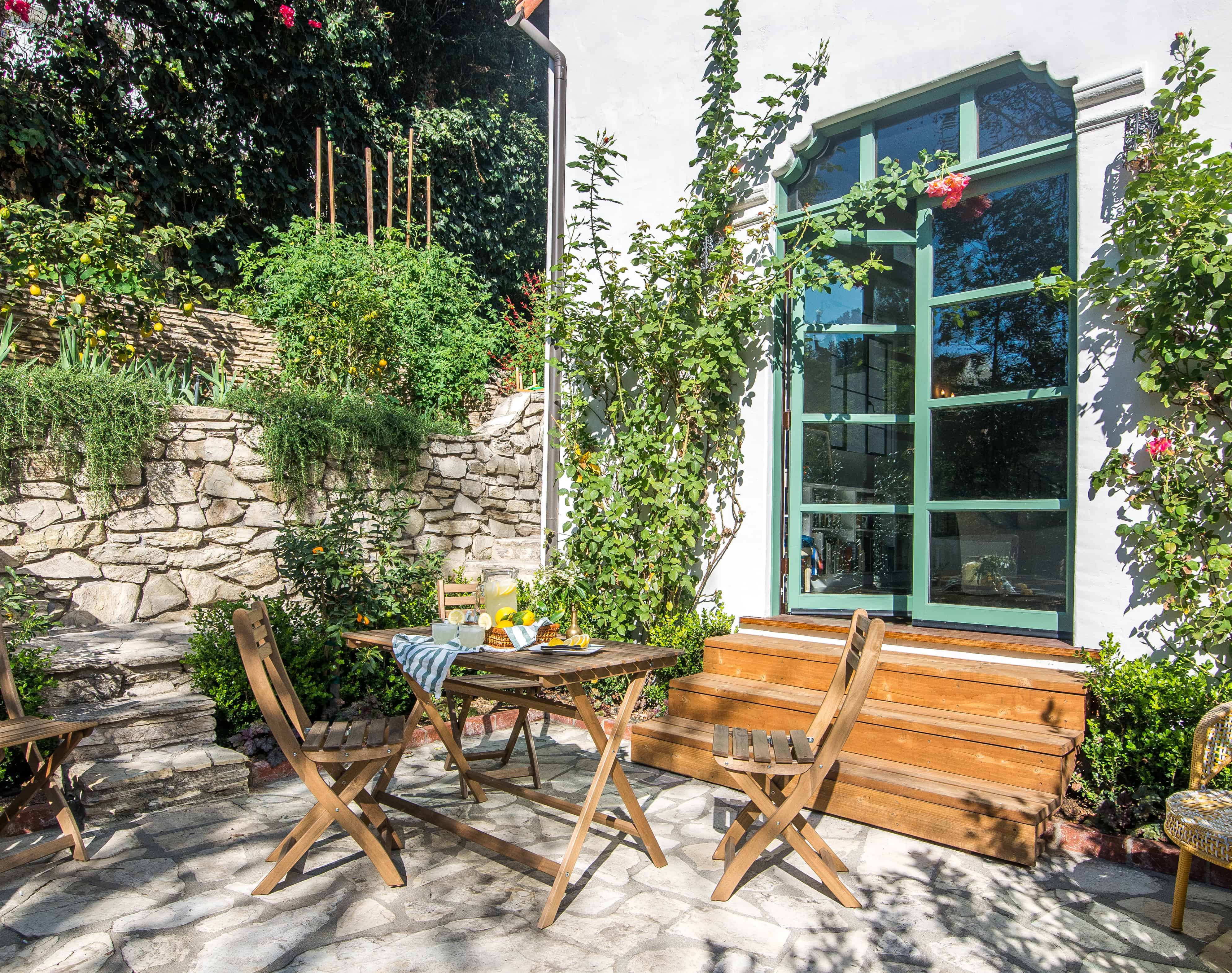 Historic home patio.